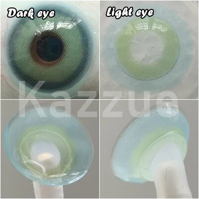 kazzue angel blue colored contact lens