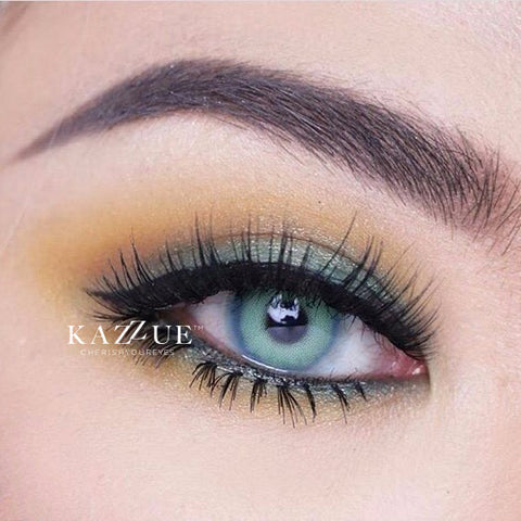 kazzue angel blue colored contact lens