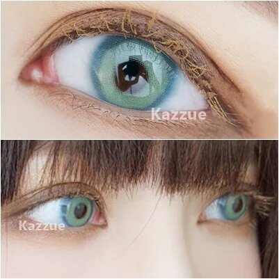kazzue angel blue colored contact lens