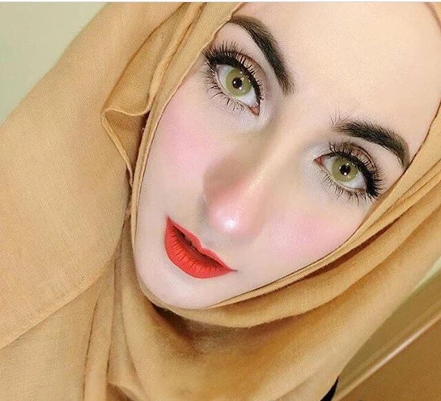 kazzue angel brown colored contact lens