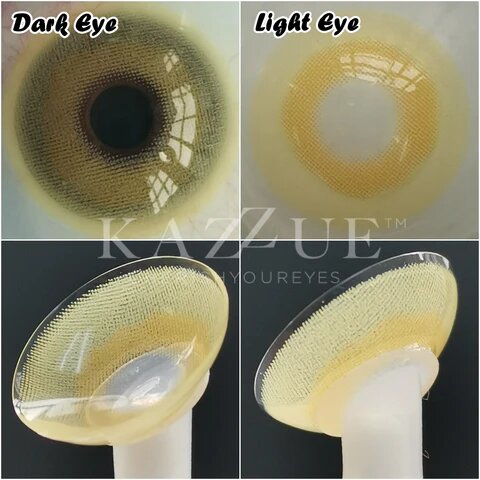 kazzue angel brown colored contact lens