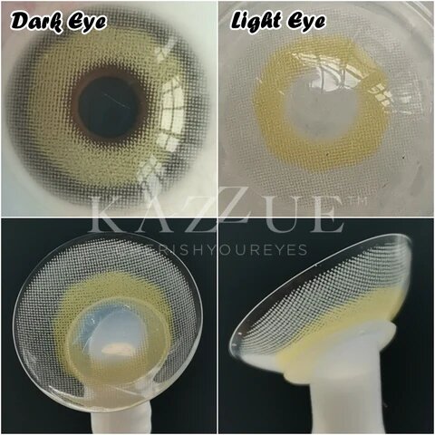 kazzue angel gray colored contact lens
