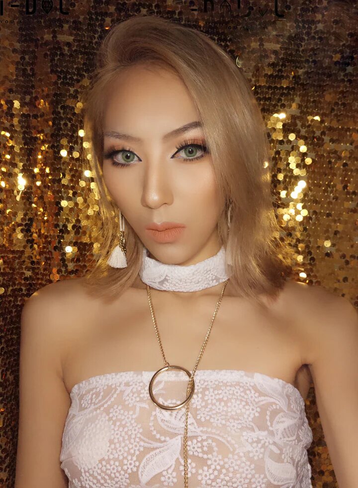 kazzue angel green colored contact lens