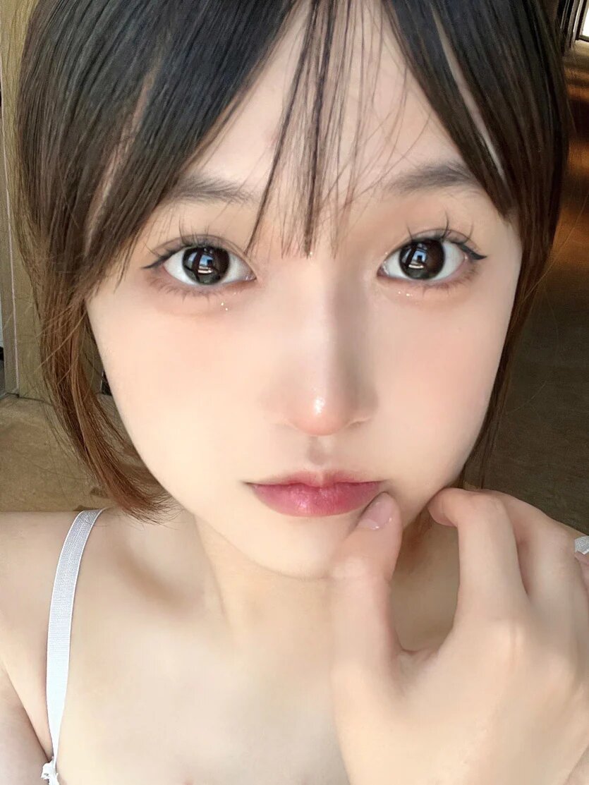 kazzue basic pure black colored contact lens