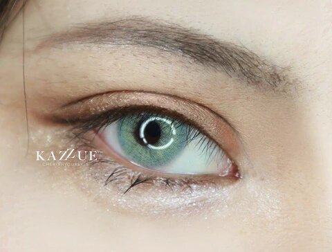kazzue basic pure gray colored contact lens