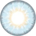 kazzue blissful blue colored contact lens