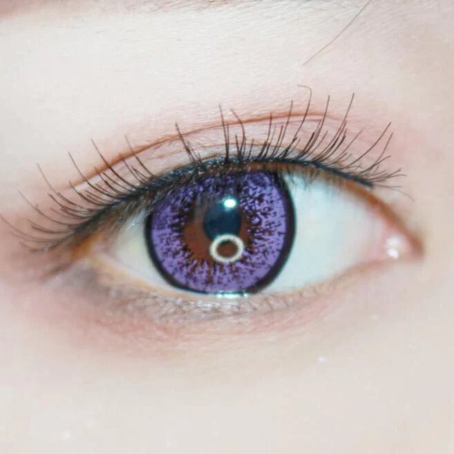 kazzue blytheye violet colored contact lens
