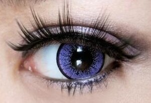 kazzue blytheye violet colored contact lens