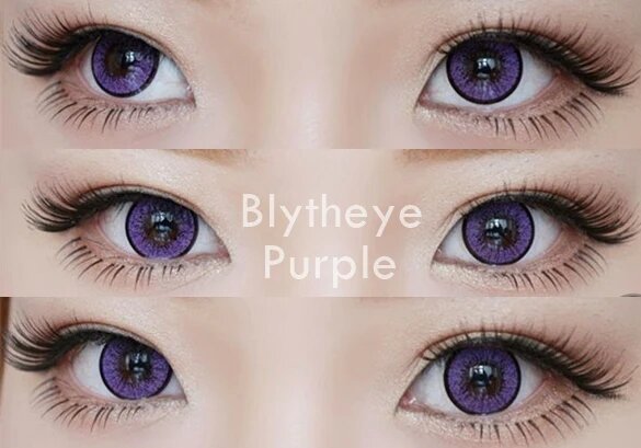 kazzue blytheye violet colored contact lens