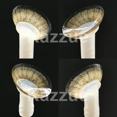 kazzue cherish brown colored contact lens