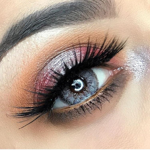 kazzue cherish gray colored contact lens