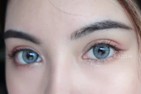 kazzue cherish gray colored contact lens