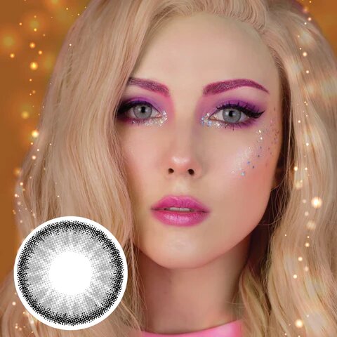 kazzue cherish gray colored contact lens