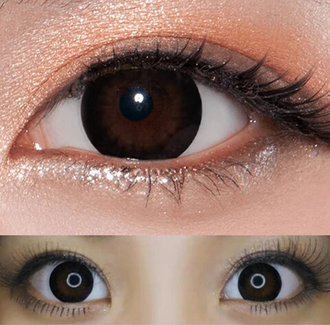 kazzue classic black colored contact lens