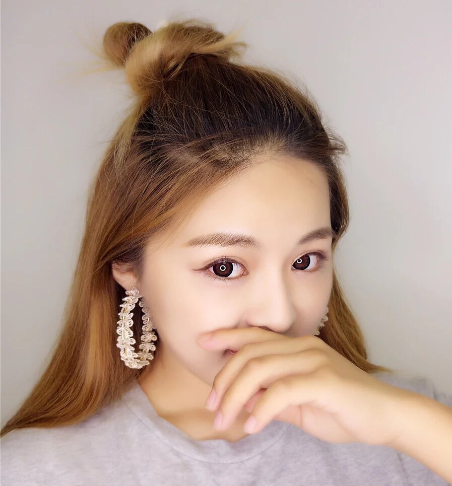 kazzue classic black colored contact lens