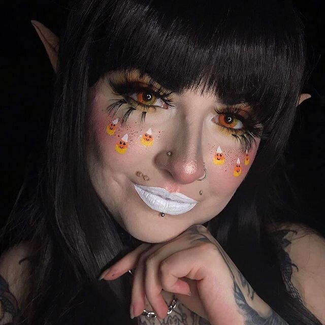 kazzue coscon anime orange colored contact lens