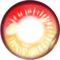 kazzue coscon anime red colored contact lens