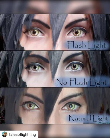 kazzue coscon anime yellow colored contact lens