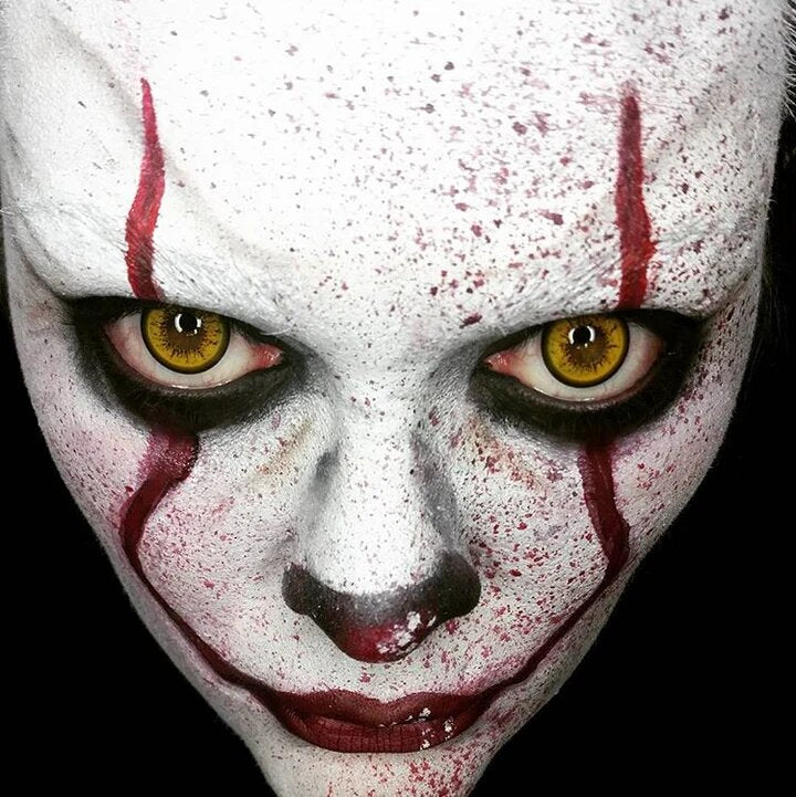 kazzue cosplay vivid yellow colored contact lens