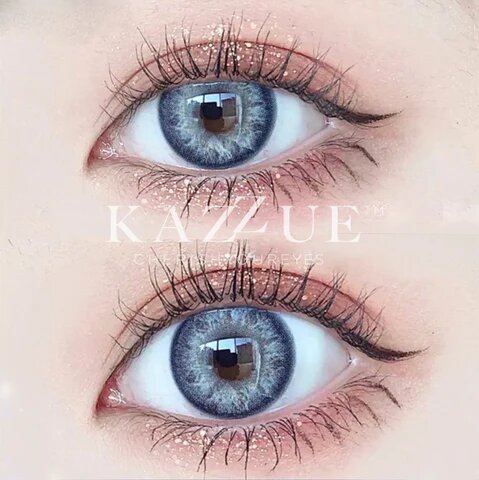 kazzue desire blue colored contact lens