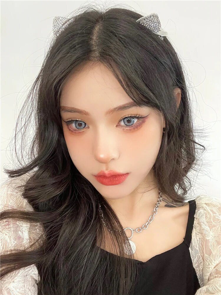 kazzue desire blue colored contact lens