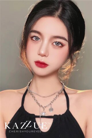 kazzue desire gray colored contact lens