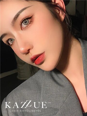 kazzue desire gray colored contact lens