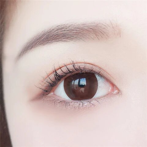 kazzue essential choco colored contact lens