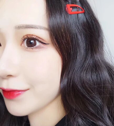 kazzue essential choco colored contact lens
