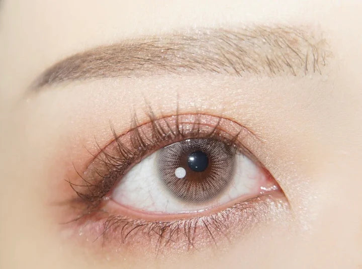 kazzue fairytale pink brown colored contact lens