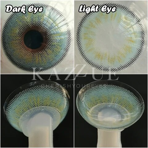 kazzue fantasy blue colored contact lens