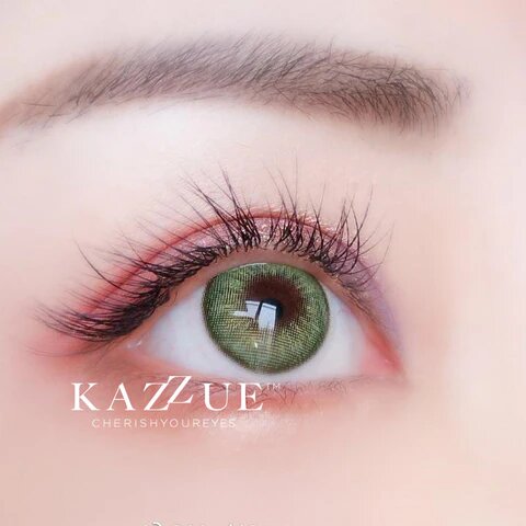 kazzue fantasy green colored contact lens