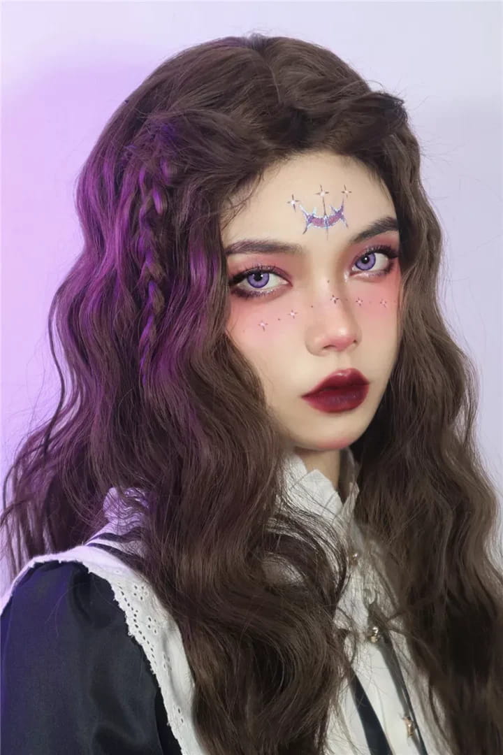kazzue festival violet colored contact lens