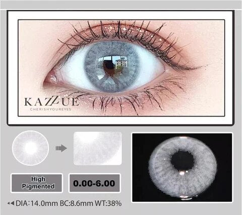kazzue glam crystal colored contact lens