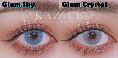 kazzue glam crystal colored contact lens
