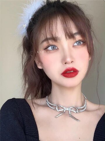 kazzue glam crystal colored contact lens