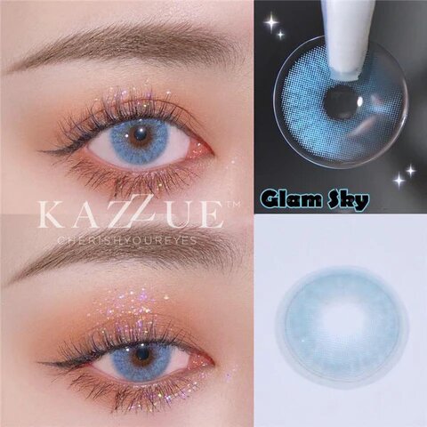 kazzue glam sky colored contact lens