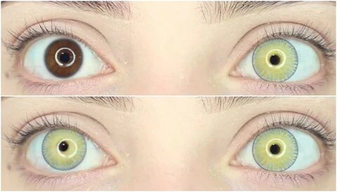 kazzue gorgeous gray colored contact lens
