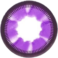 kazzue heavenly gummi violet colored contact lens