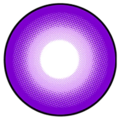 kazzue intense pop purple colored contact lens
