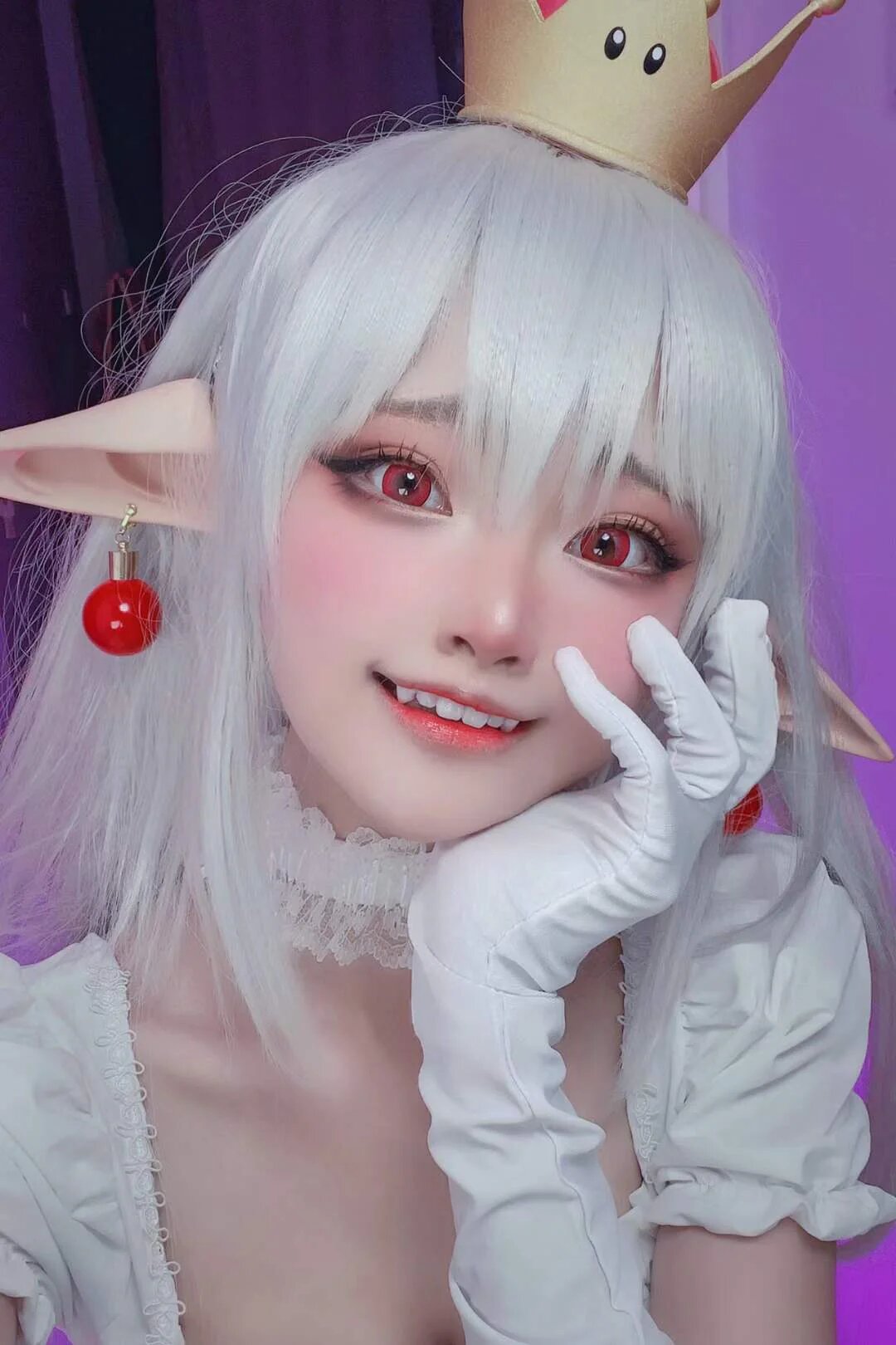kazzue intense pop rose colored contact lens