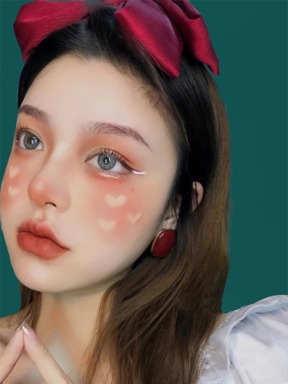 kazzue jewel aquamarine colored contact lens