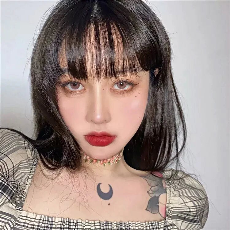 kazzue jewel crystal pink colored contact lens
