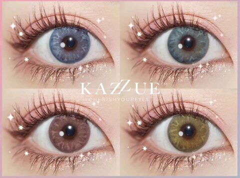 kazzue jewel olive colored contact lens