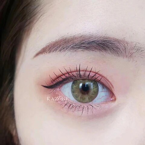 kazzue jewel olive colored contact lens