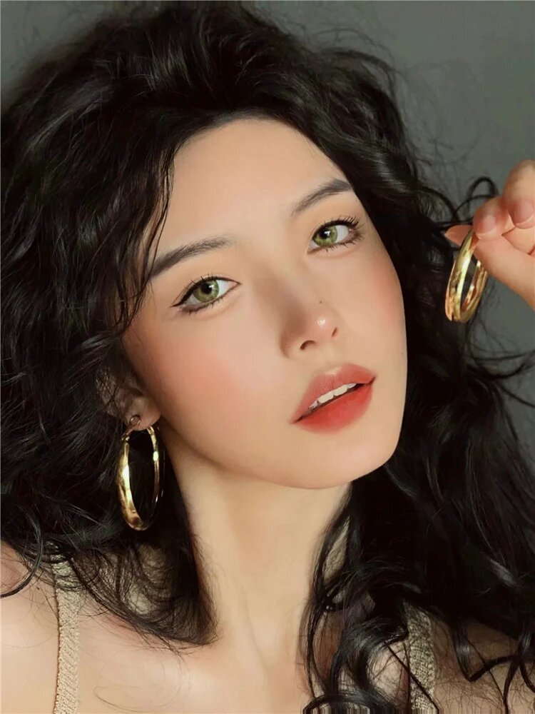 kazzue jewel olive colored contact lens