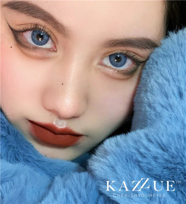 kazzue jewel sapphire colored contact lens
