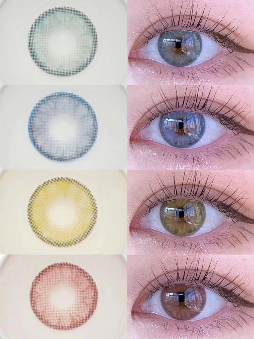 kazzue jewel sapphire colored contact lens