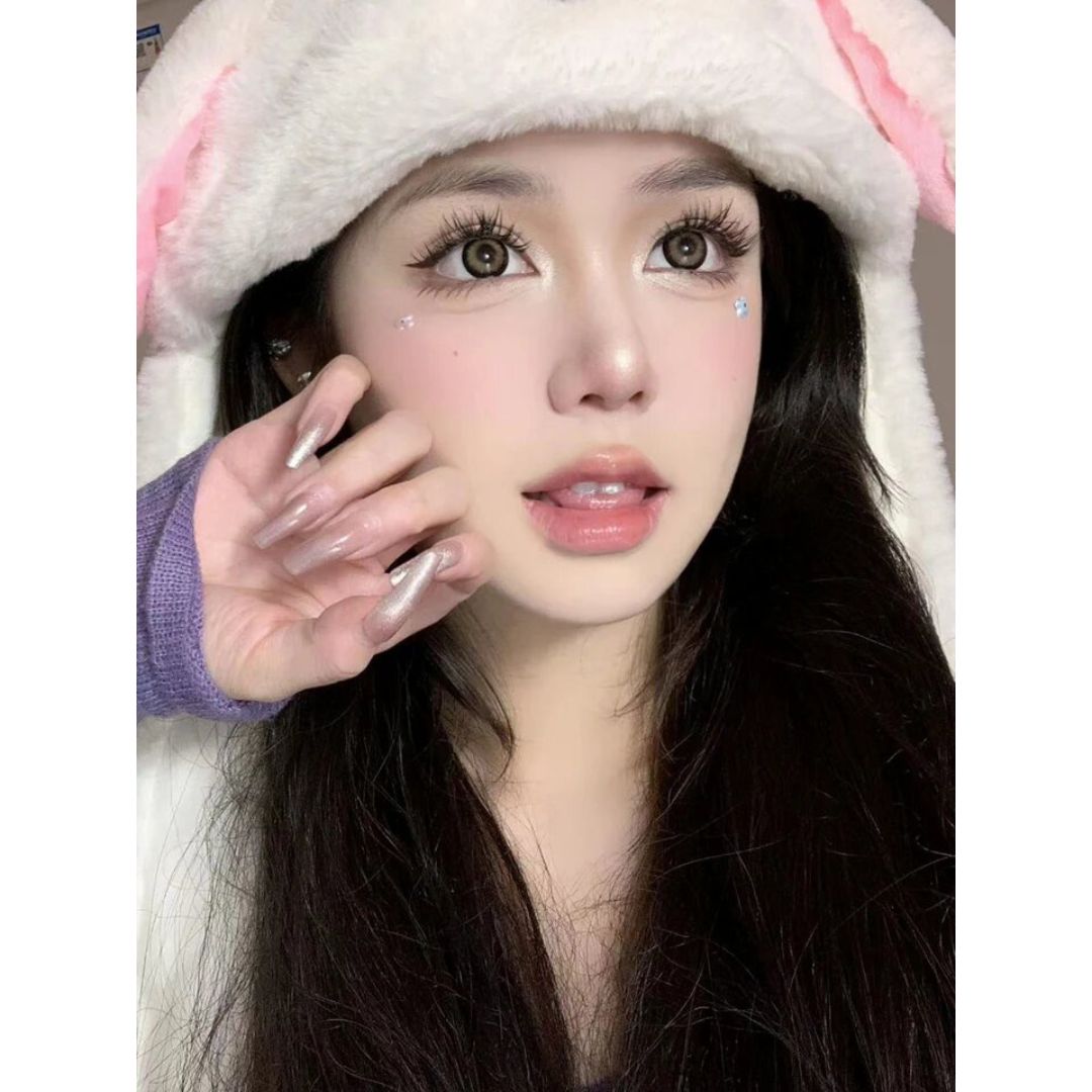 kazzue midnight brown colored contact lens