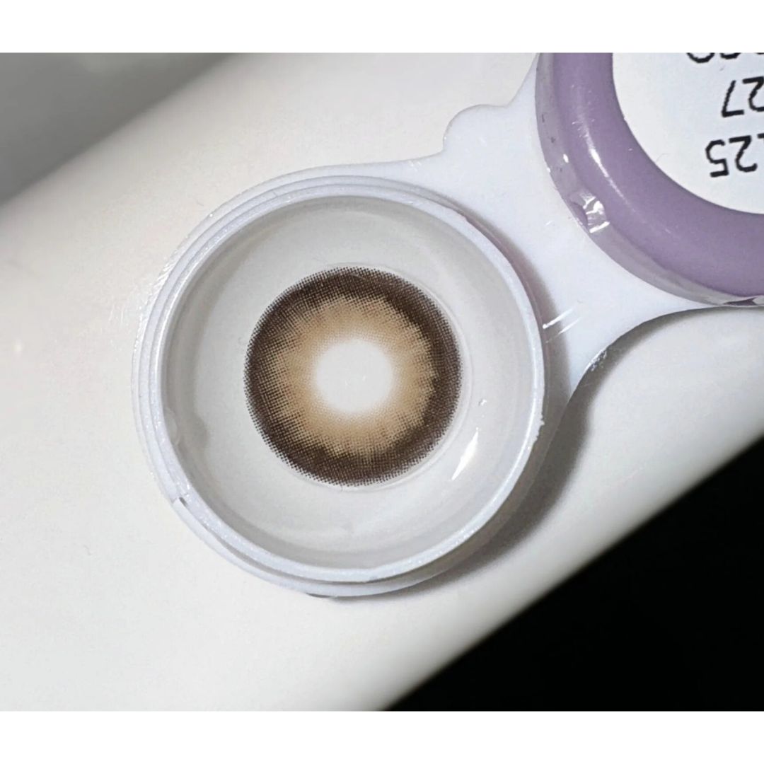 kazzue midnight brown colored contact lens